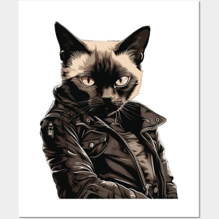 Tough Siamese Cat Posters and Art